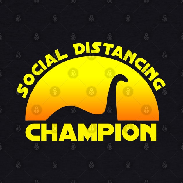 Nessie Social Distance Champion by jplanet